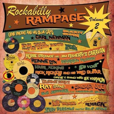 Rockabilly Rampage Volume 2 (Limited Deluxe Edition), 1 LP und 1 CD
