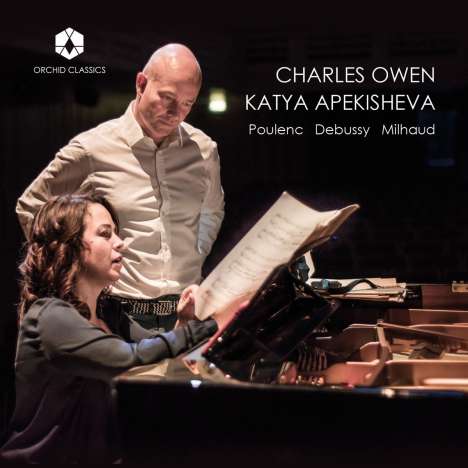Katya Apekisheva &amp; Charles Owen - Poulenc / Debussy / Milhaud, CD