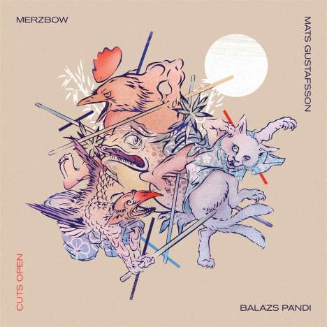 Merzbow, Mats Gustafsson &amp; Balazs Pandi: Cuts Open, 2 LPs