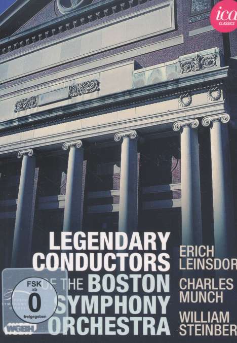 Legendary Conductors of the Boston Symphony Orchestra, 5 DVDs