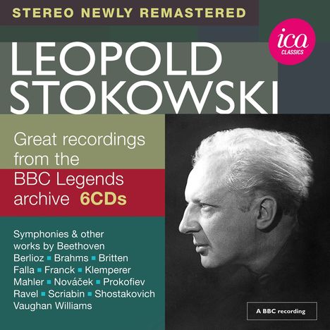 Leopold Stokowski - Great Recordings from the BBC Legends Archive, 6 CDs