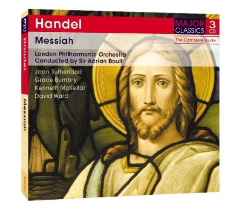Georg Friedrich Händel (1685-1759): Der Messias, 3 CDs