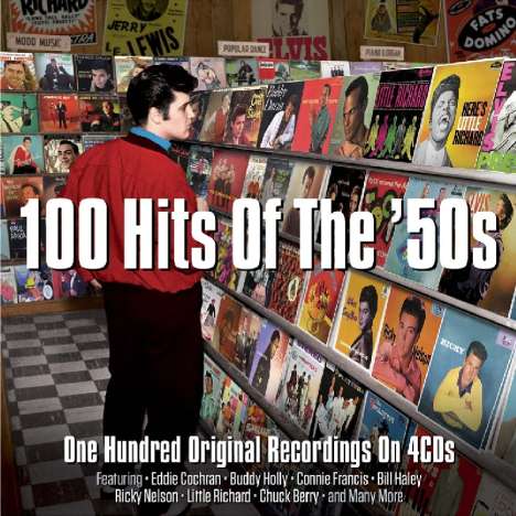 100 Hits Of The '50s, 4 CDs