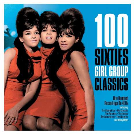 100 60's Girl Group Classics, 4 CDs