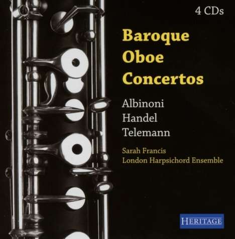 Sarah Francis - Baroque Oboe Concertos, 4 CDs