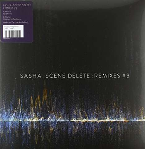 Sasha: Scene Delete: Remixes # 3 (Limited-Numbered-Edition) (White Vinyl), Single 10"