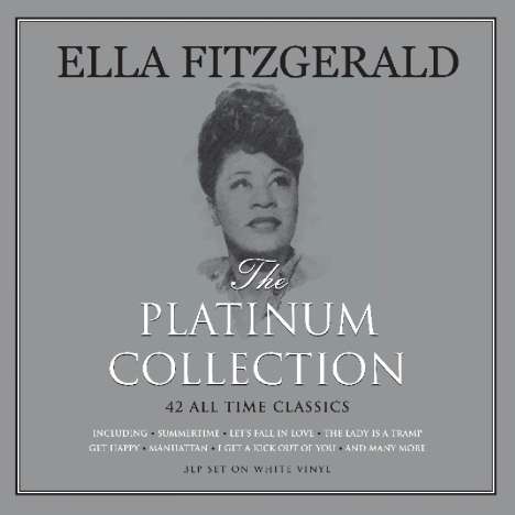 Ella Fitzgerald (1917-1996): Platinum Collection (White Vinyl), 3 LPs