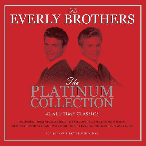 The Everly Brothers: Platinum Collection (Silky Silver Vinyl), 3 LPs