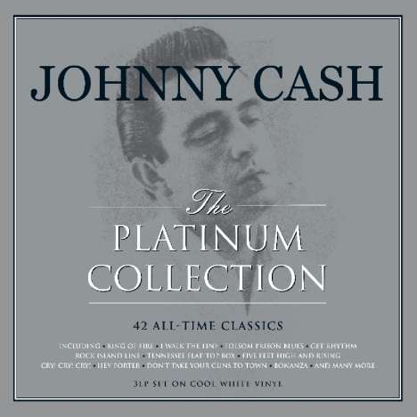Johnny Cash: Platinum Collection (White Vinyl), 3 LPs