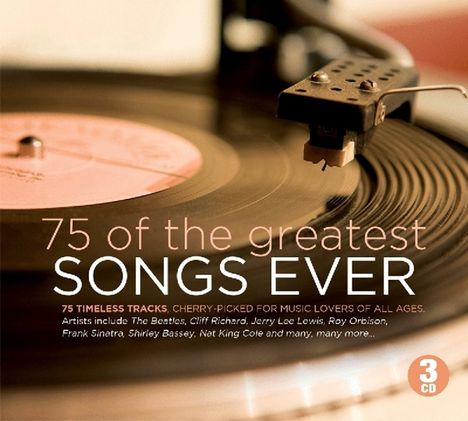 75 Of The Greatest Songs Ever, 3 CDs
