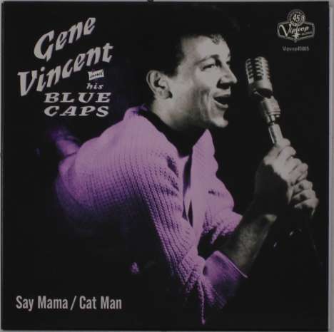 Gene Vincent: Say Mama / Cat Man (remastered), Single 7"