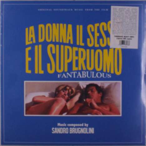 Filmmusik: Fantabulous (La Donna, Il Sesso E Il Superuomo) (Limited Edition) (Turquise Vinyl), LP