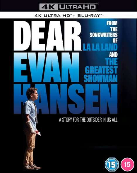 Dear Evan Hansen (Ultra HD Blu-ray &amp; Blu-ray) (UK Import), 1 Ultra HD Blu-ray und 1 Blu-ray Disc