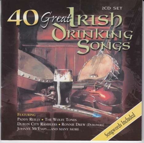 40 Irish Pub Songs, 2 CDs