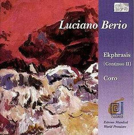 Luciano Berio (1925-2003): Coro für Stimmen und Instrumente, CD