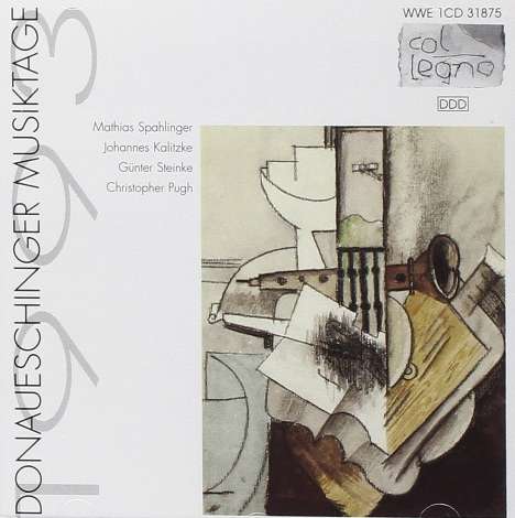 Donaueschinger Musiktage 1993, CD