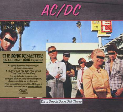 AC/DC: Dirty Deeds Done Dirt Cheap (Digipack), CD