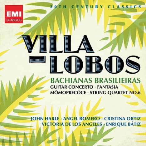 Heitor Villa-Lobos (1887-1959): Konzert für Gitarre &amp; kleines Orchester, 2 CDs