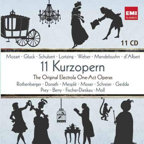 11 Kurzopern - The Original Electrola One-Act-Operas, 11 CDs
