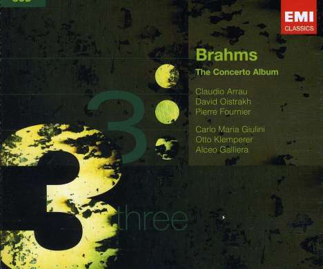 Johannes Brahms (1833-1897): Sämtliche Konzerte, 3 CDs