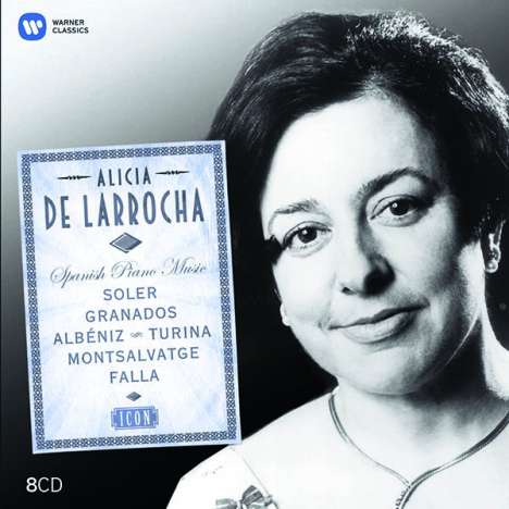 Alicia de Larrocha - Spanish Piano Music (Icon Series), 8 CDs