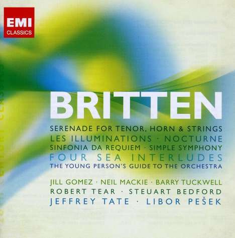 Benjamin Britten (1913-1976): Les Illuminations op.18, 2 CDs