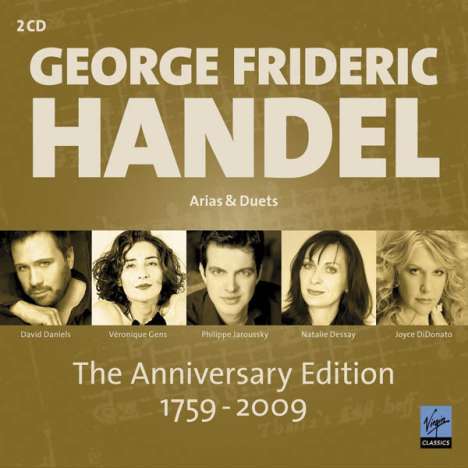 Georg Friedrich Händel (1685-1759): Händel Anniversary Edition - Arien &amp; Duette, 2 CDs