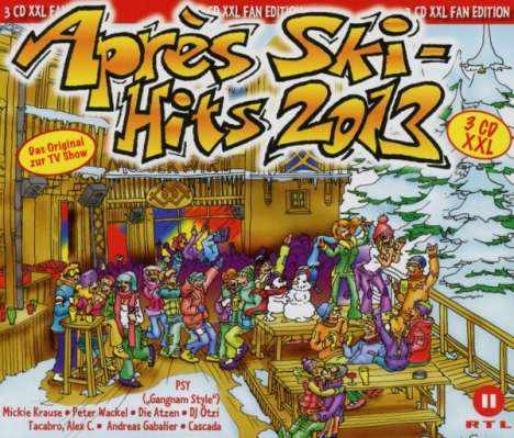 Apres Ski-Hits 2013 (XXL Fan Edition), 3 CDs