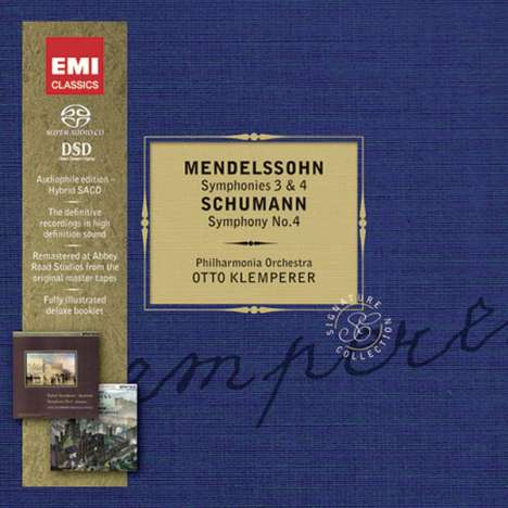 Felix Mendelssohn Bartholdy (1809-1847): Symphonien Nr.3 &amp; 4, 2 Super Audio CDs