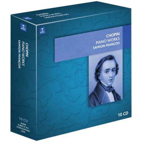 Frederic Chopin (1810-1849): Samson Francois spielt Chopin, 10 CDs