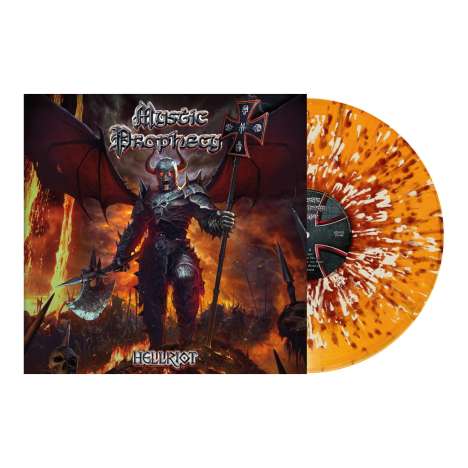 Mystic Prophecy: Hellriot (Limited Edition) (Orange W/ Red &amp; White Splatter Vinyl), LP