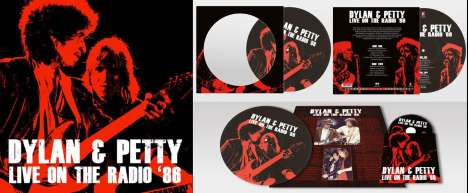 Bob Dylan &amp; Tom Petty: Live On The Radio (180g) (Limited Edition) (Picture Disc), 1 LP und 1 CD