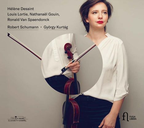 György Kurtag (geb. 1926): Hommage a Robert Schumann für Klarinette,Viola &amp; Klavier, CD