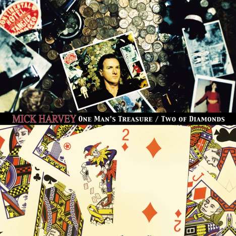 Mick Harvey: One Man's Treasure / Two Of Diamonds (Limited Edition) (Gold/Red Vinyl), 2 LPs