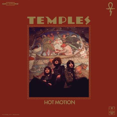 Temples: Hot Motion (Limited Edition) (Translucent Red w/ Black Marbled Vinyl), LP