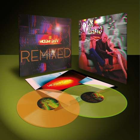 Erasure: The Neon Remixed (Limited Edition) (LP1: Transparent Amber Vinyl/LP 2: Yellow Glow Vinyl), 2 LPs