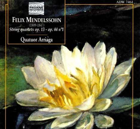 Felix Mendelssohn Bartholdy (1809-1847): Streichquartette Nr.2 &amp; 3, CD
