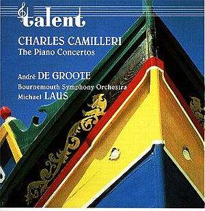 Charles Camilleri (1931-2009): Klavierkonzerte Nr.1-3, CD