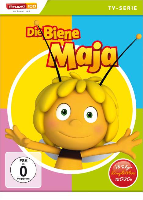 Die Biene Maja (CGI) (Komplette Serie), 12 DVDs