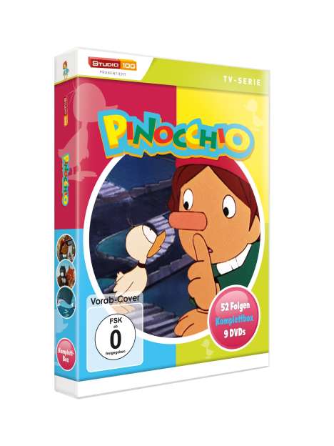 Pinocchio (Komplette Serie), 9 DVDs