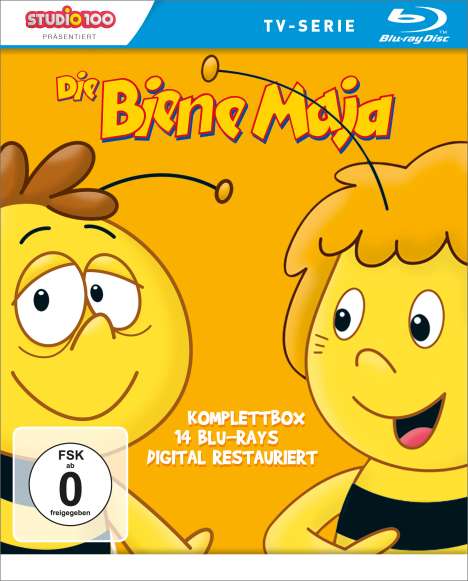 Die Biene Maja (Komplettbox) (Blu-ray), 14 Blu-ray Discs