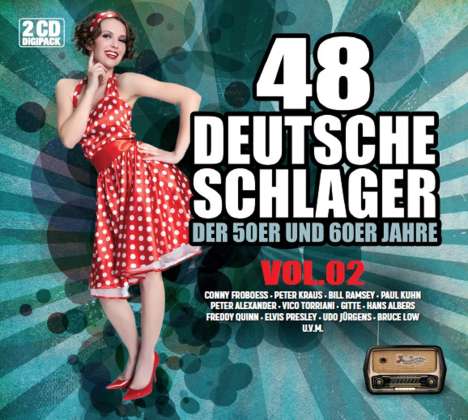 48 Deutsche Schlager Vol.2, 2 CDs