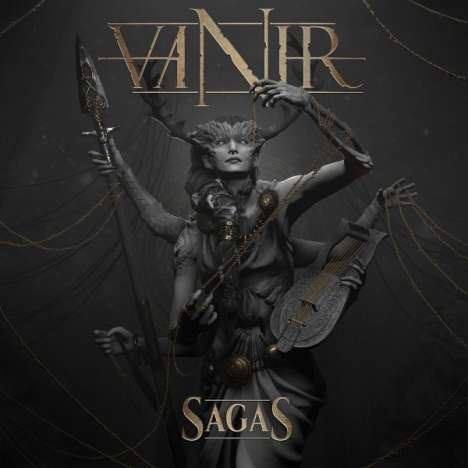 Vanir (Denmark): Sagas (Gold/Black Marbled Vinyl), LP