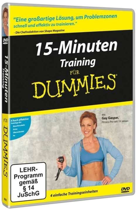 15-Minuten Training für Dummies, DVD