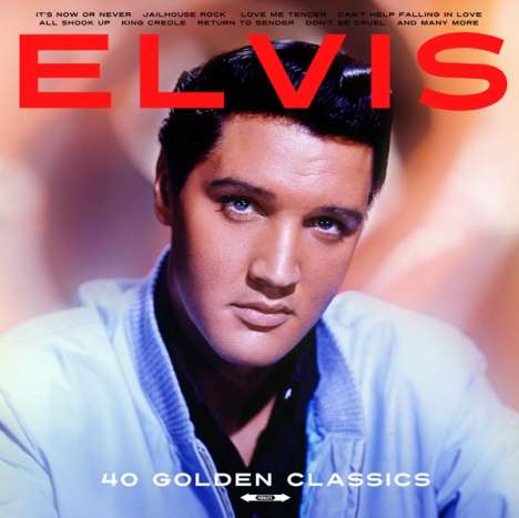 Elvis Presley (1935-1977): 40 Golden Classics (180g), 2 LPs