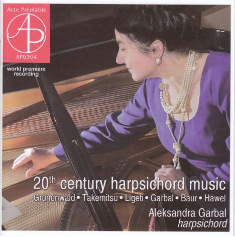 Aleksandra Garbal - 20th Century Harpsichord Music, CD