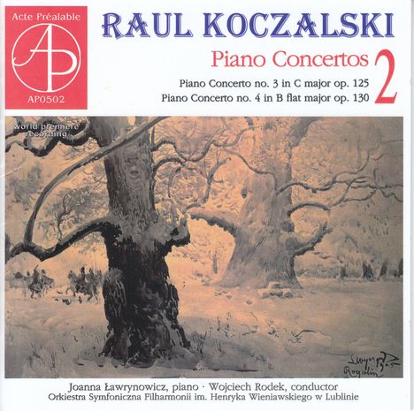 Raul Koczalski (1885-1948): Klavierkonzerte Vol.2, CD