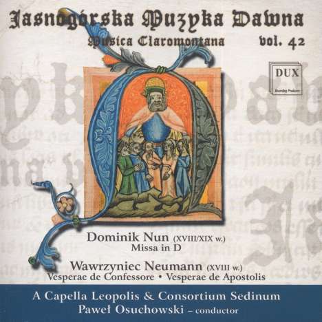 Dominik Nun (ca. 18./19. Jahrhundert): Missa in D, CD