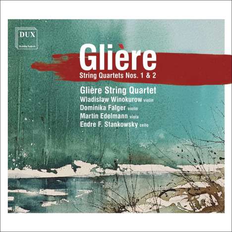 Reinhold Gliere (1875-1956): Streichquartette Nr.1 &amp; 2, CD