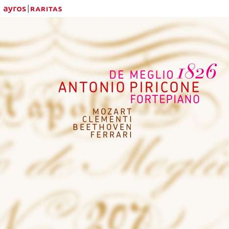 Antonio Piricone, Klavier, CD